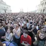 Il pubblico pronto per il concerto dei Gorillaz (Lasorte)