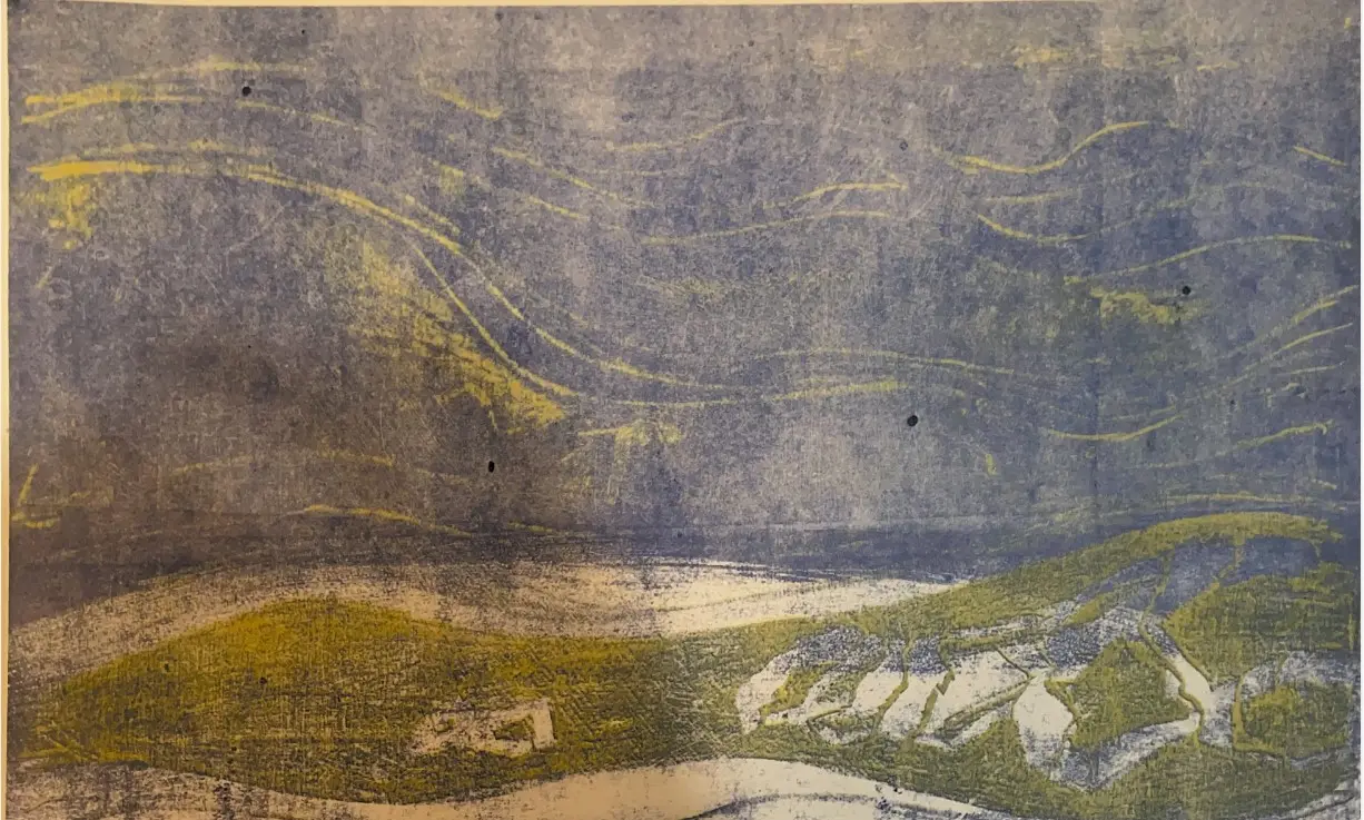 Uno dei disegni donati al poeta dagli allievi del Nordio