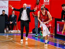 Il coach Francesco Taccetti e il capitano Lodovico Deangeli (foto Ciamillo / Lasorte)