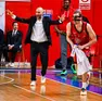Il coach Francesco Taccetti e il capitano Lodovico Deangeli (foto Ciamillo / Lasorte)