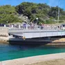 Il ponte di Lussinpiccolo bloccato durante il guasto del 25 luglio
