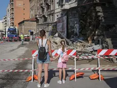 Il sopralluogo dell’assessore Riccardi (fotoservizio Andrea Lasorte)