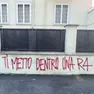 La scritta contro Nordio a Roma