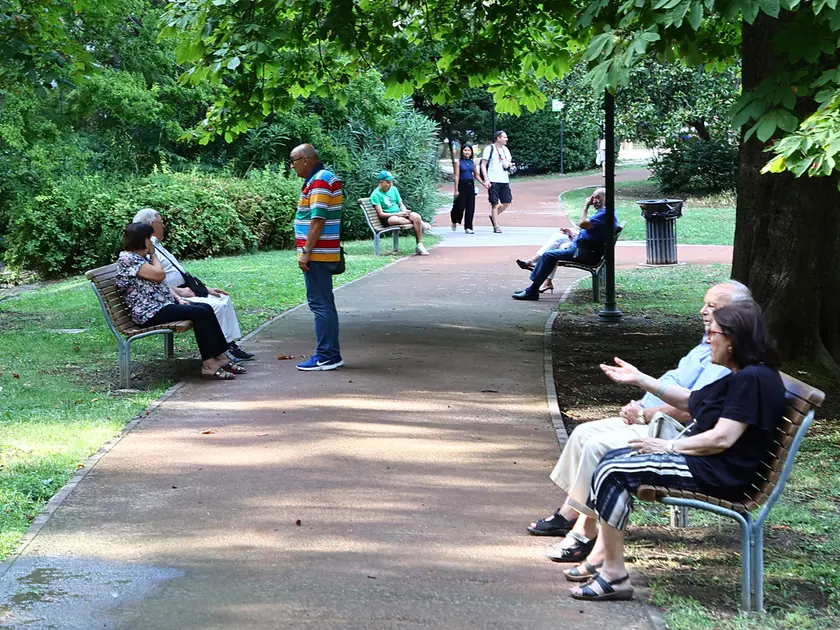 Il giardino pubblico di via Giulia (Lasorte)