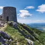 Un’immagine della vetta del Monte Maggiore sopra Abbazia