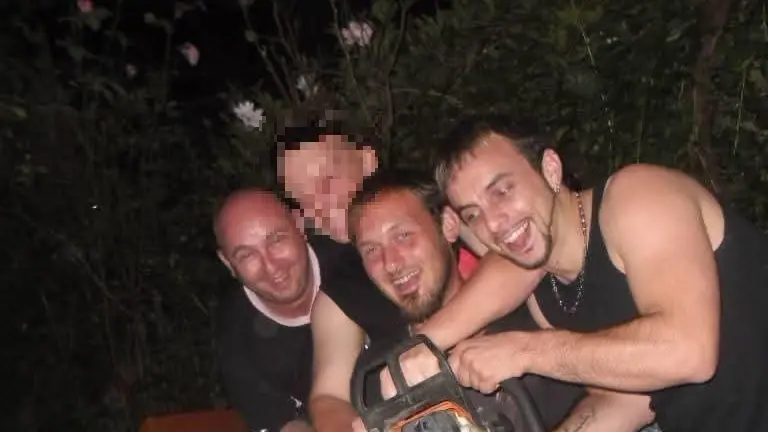 Una foto di gruppo con Cristian Pascoletti