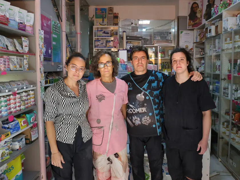 In alto al centro Silvana Tommasi e Roni Ferro Foto Lasorte