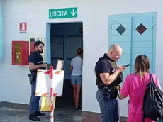 La polizia intervenuta al Pedocin