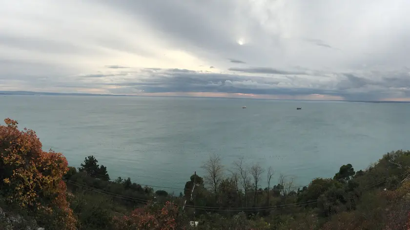 La vista dal sentiero della Salvia