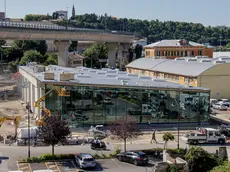 Il market Lidl in fase di costruzione (Lasorte)