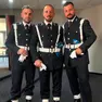 I tre agenti di polizia penitenziaria che hanno salvato la bimba in auto