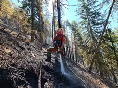 Alcune operazioni di spegnimento a Malborghetto