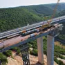 I lavori per il raddoppio del viadotto sul canale di Leme