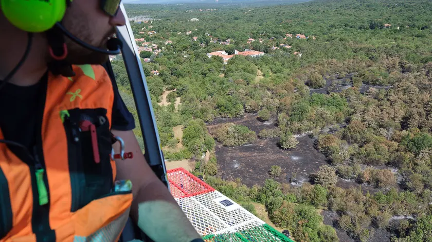 Il rogo visto dall'alto (Silvano)