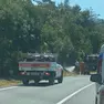 L'intervento dei vigili del fuoco a Monfalcone