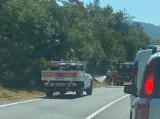 L'intervento dei vigili del fuoco a Monfalcone