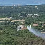 Elicotteri al lavoro a Padriciano (Silvano)