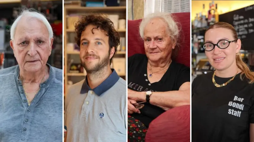 Da sinistra: Aldo Alia, Valdo Calligaris, Rita Kischel e Oxana Bujujan. Foto Tibaldi