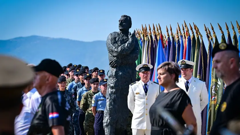 La commemorazione solenne tenuta a Knin alla presenza dei massimi vertici dello Stato croato