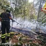 L'incendio a Gropada