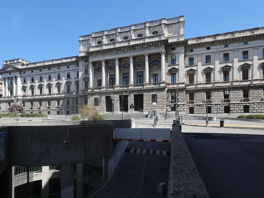 Il Tribunale di Trieste (foto Lasorte)