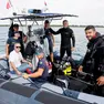 La motovedetta CC401 in azione nel fotoservizio Zonch/Bonaventura