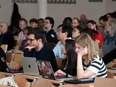 Una lezione all'università di Trieste