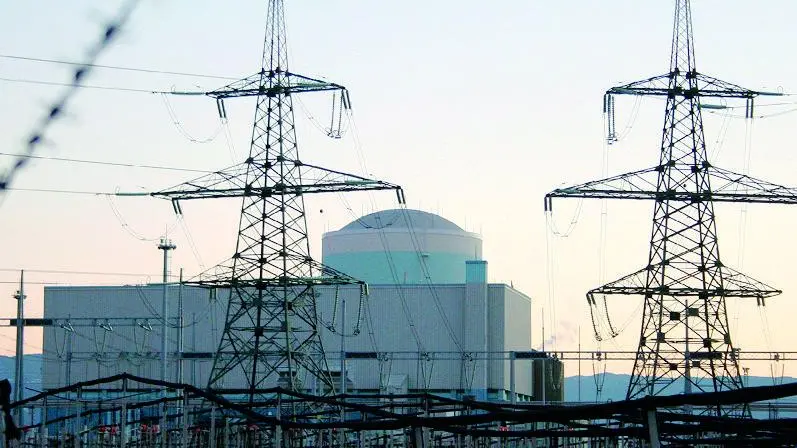 Un’immagine della centrale di Krško (foto Epa)