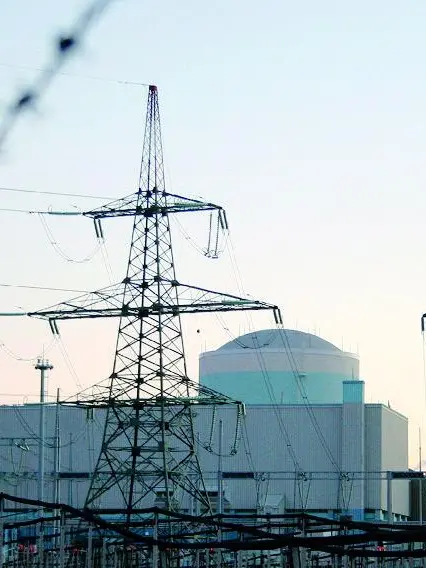 Un’immagine della centrale di Krško (foto Epa)
