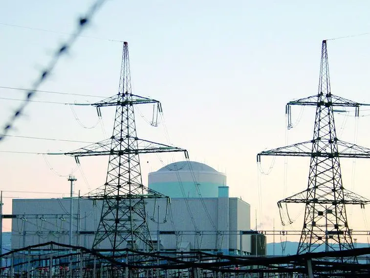 Un’immagine della centrale di Krško (foto Epa)