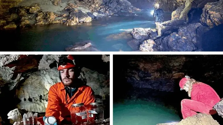 Il lavoro di ricerca nelle grotte del Timavo viene portato avanti da anni da parte dell’Università di Trieste. Raffaele Bruschi e Chiara Marini sono coinvolti in più progetti.
