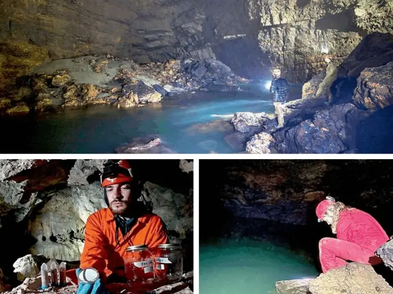 Il lavoro di ricerca nelle grotte del Timavo viene portato avanti da anni da parte dell’Università di Trieste. Raffaele Bruschi e Chiara Marini sono coinvolti in più progetti.