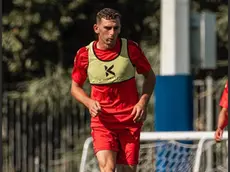 Andrea Ferretti durante un allenamento (foto Quarantotto)