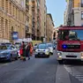 L'incendio in via Piccardi a Trieste