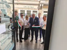 L’inaugurazione dei nuovi uffici della Gsm in corso Italia accanto al teatro Verdi