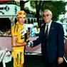 Gianni Fabris con il ciclista Marco Pantani (foto archivio Bressan)