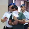 Usama scortato in tribunale il giorno della convalida (foto Andrea Lasorte)