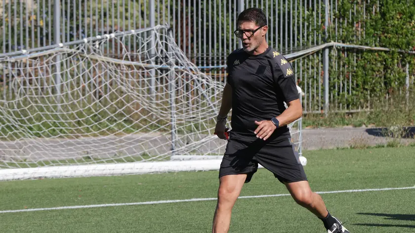 Il nuovo allenatore della Triestina Gaetano Fontana (foto Andrea Lasorte)