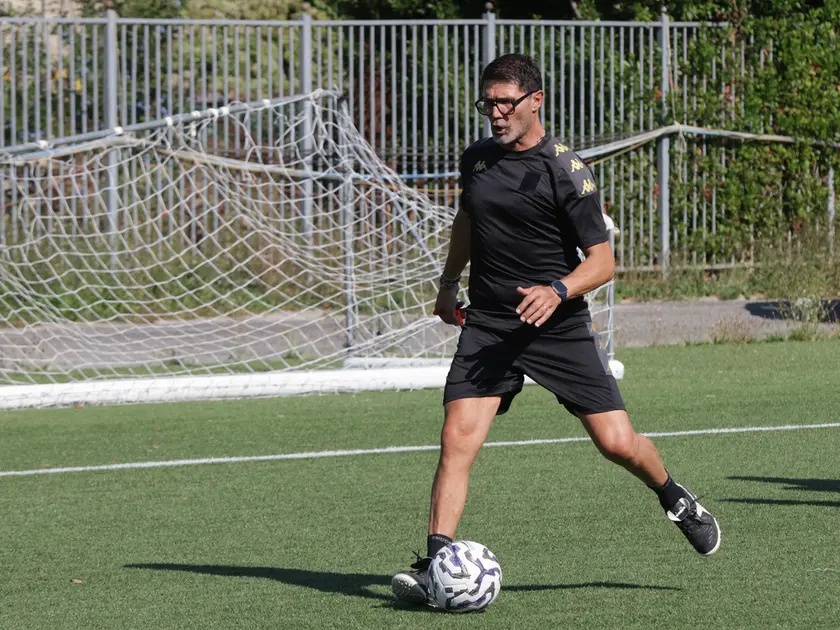 Il nuovo allenatore della Triestina Gaetano Fontana (foto Andrea Lasorte)