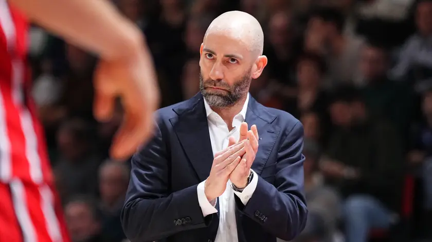 Il tecnico della Pallacanestro Trieste Francesco Taccetti