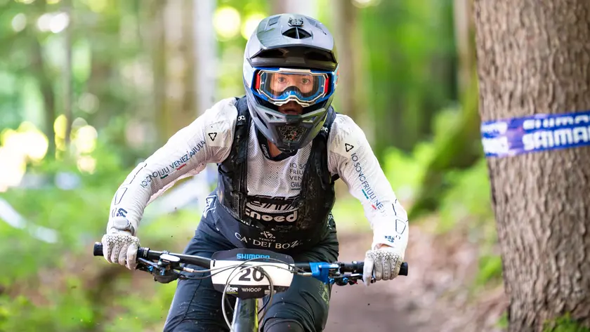 La biker triestina Silvia Penso