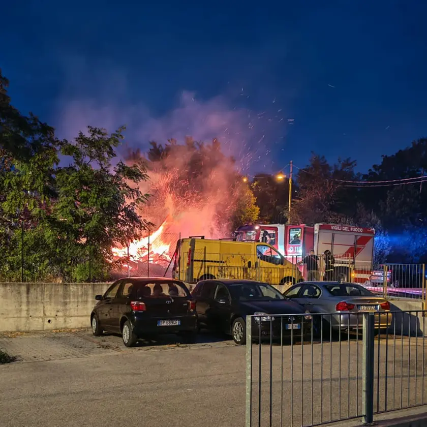 L'incendio a Campanelle