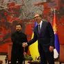Zelensky con Vučić a Belgrado pochi giorni fa