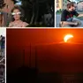 Alcune immagini dell'eclissi tra Trieste, Gorizia e Monfalcone
