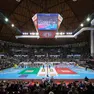 Il PalaRubini gremito (foto Massimo Silvano)