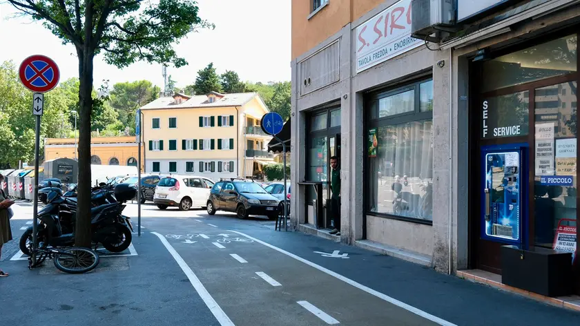 La zona in cui è avvenuta l'aggressione (Silvano)