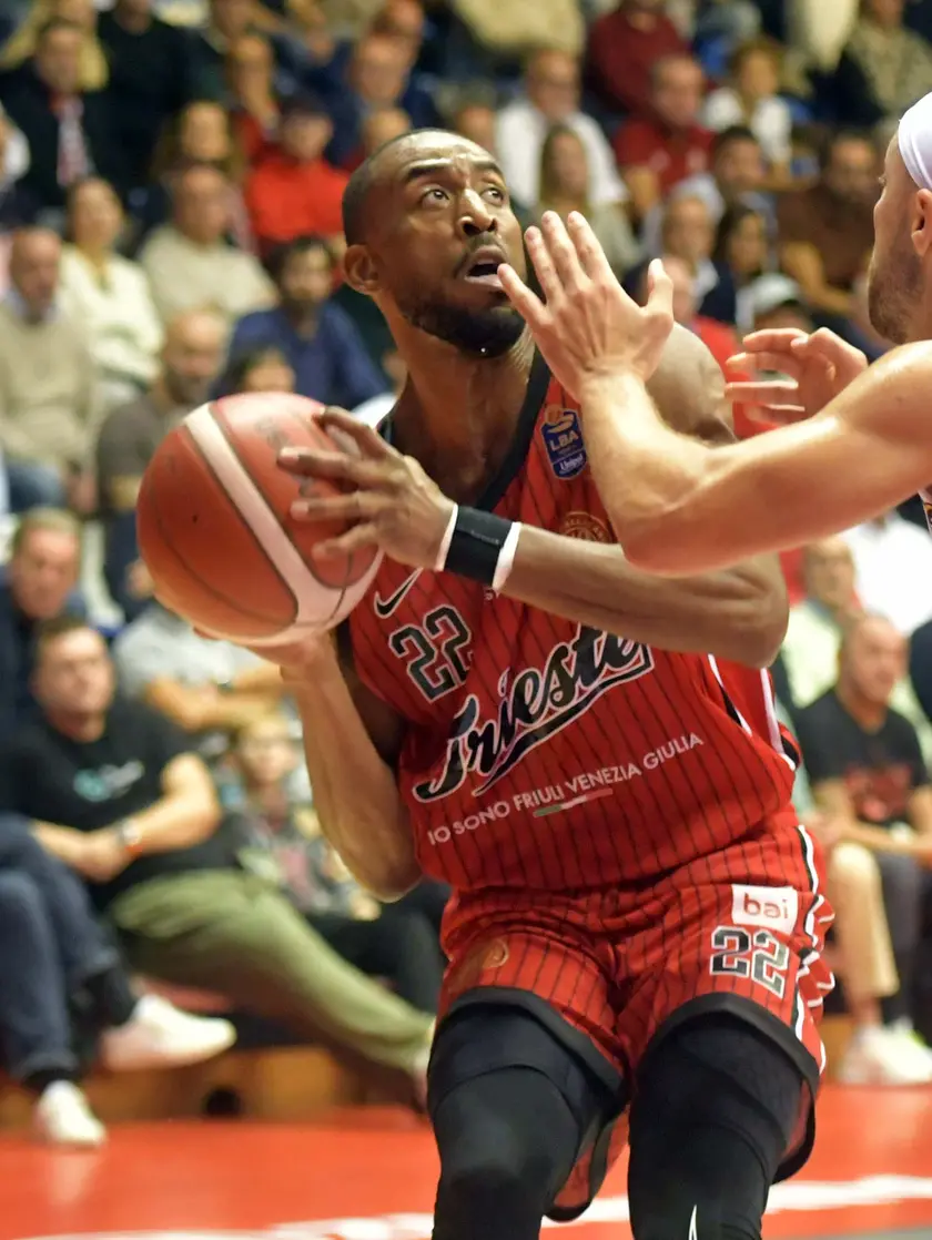 Markel Brown, in uscita dalla Pallacanestro Trieste (foto Francesco Bruni)