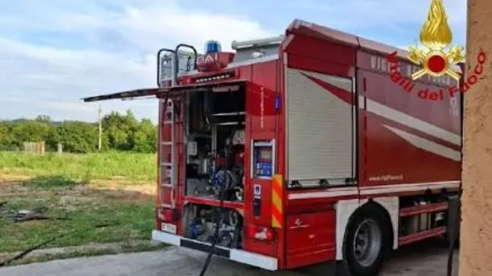 Un intervento dei vigili del fuoco di Gorizia