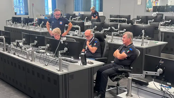 L'assessore Riccardo Riccardi a Palmanova nella sede della Protezione civile