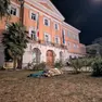 L'accampamento notturno davanti alla Prefettura di Gorizia (Tibaldi)